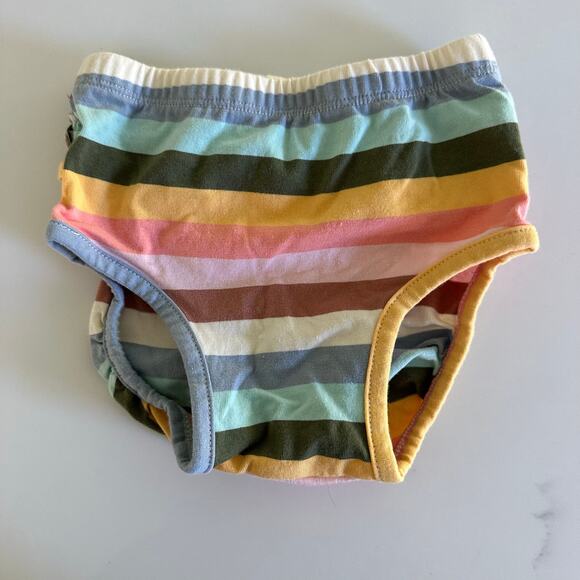 Hanna Anderson Multicolor Striped Dress & Bloomer Size 12-18 Month - Picture 6 of 9